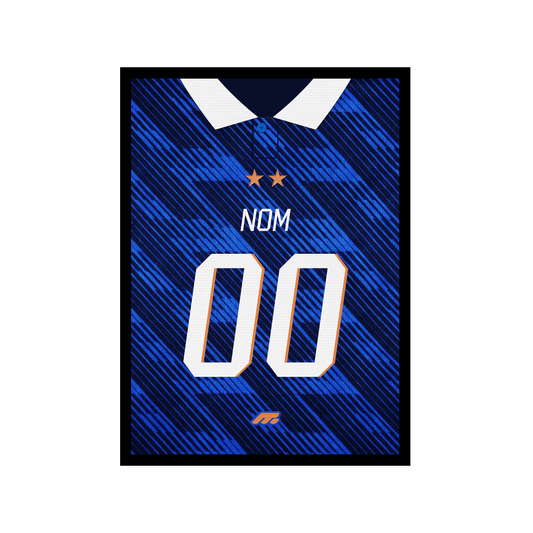 Affiche Equipe de France football personnalisable à imprimer
