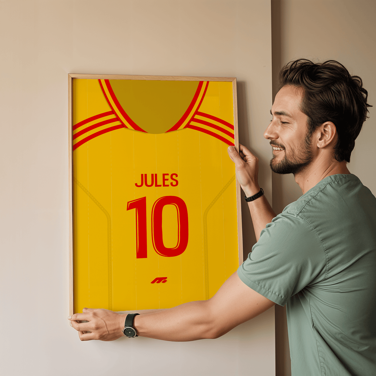 Affiche RC Lens football personnalisable à imprimer