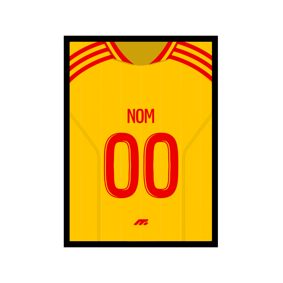 Affiche RC Lens football personnalisable à imprimer