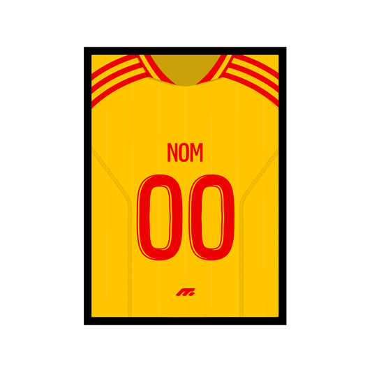 Affiche RC Lens football personnalisable à imprimer