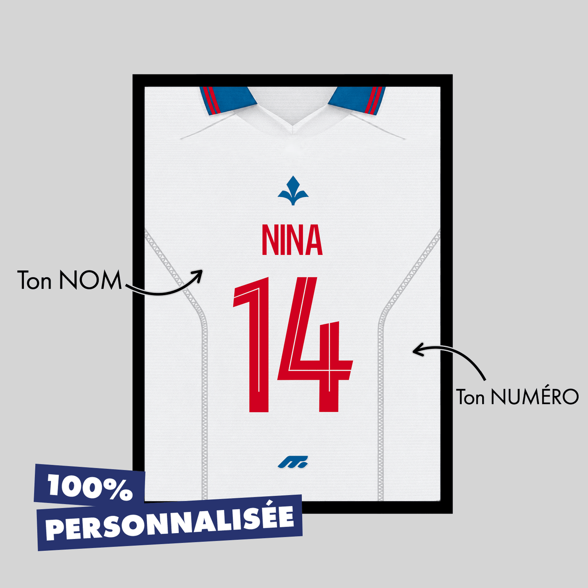 Affiche LILLE football personnalisable à imprimer
