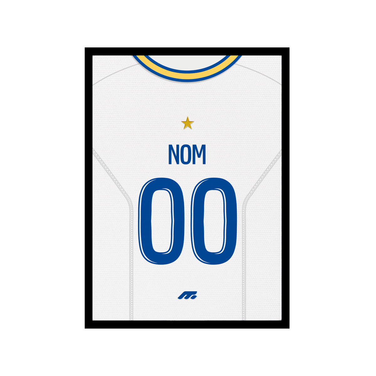 Affiche Olympique de Marseille football personnalisable à imprimer