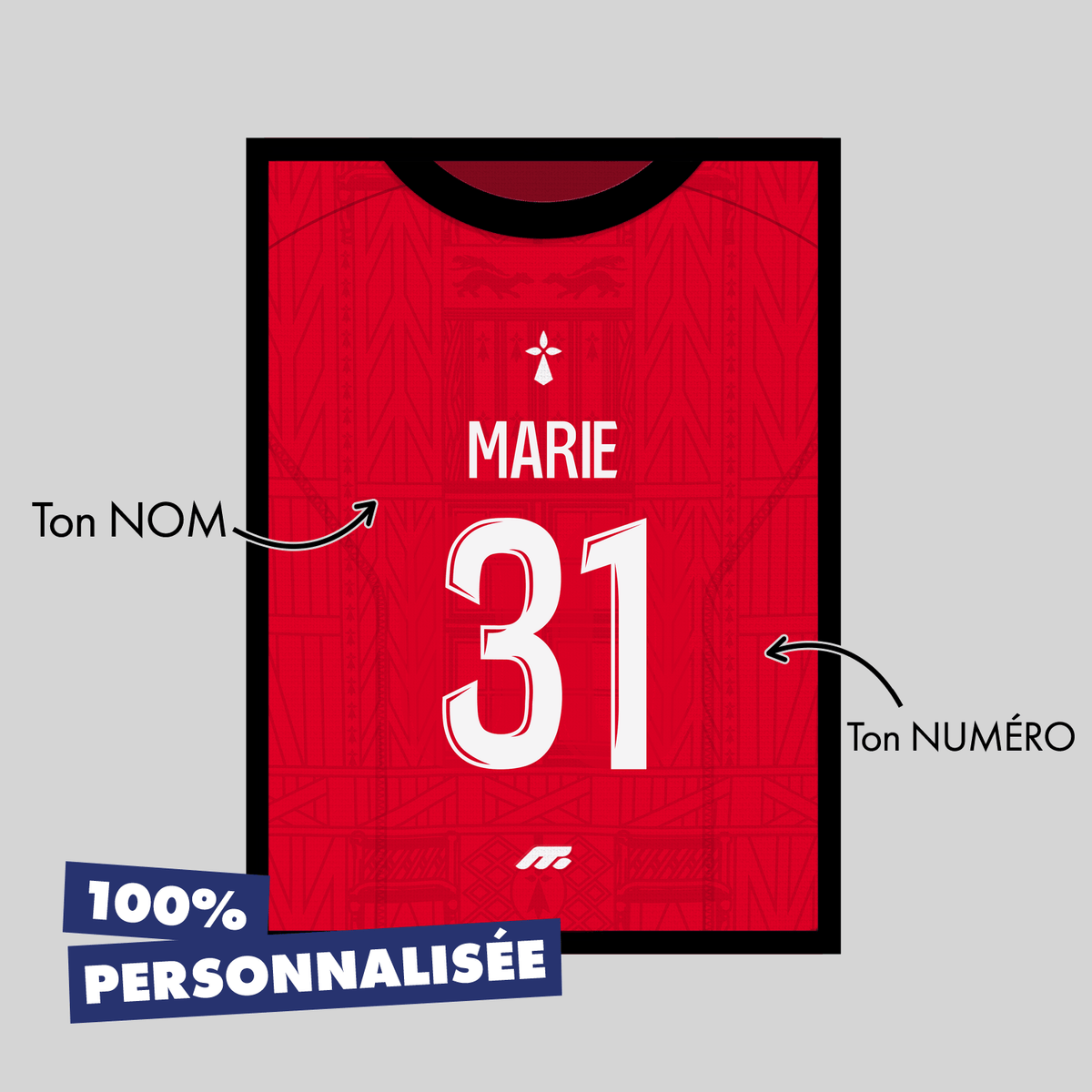 Affiche Stade Rennais football personnalisable à imprimer