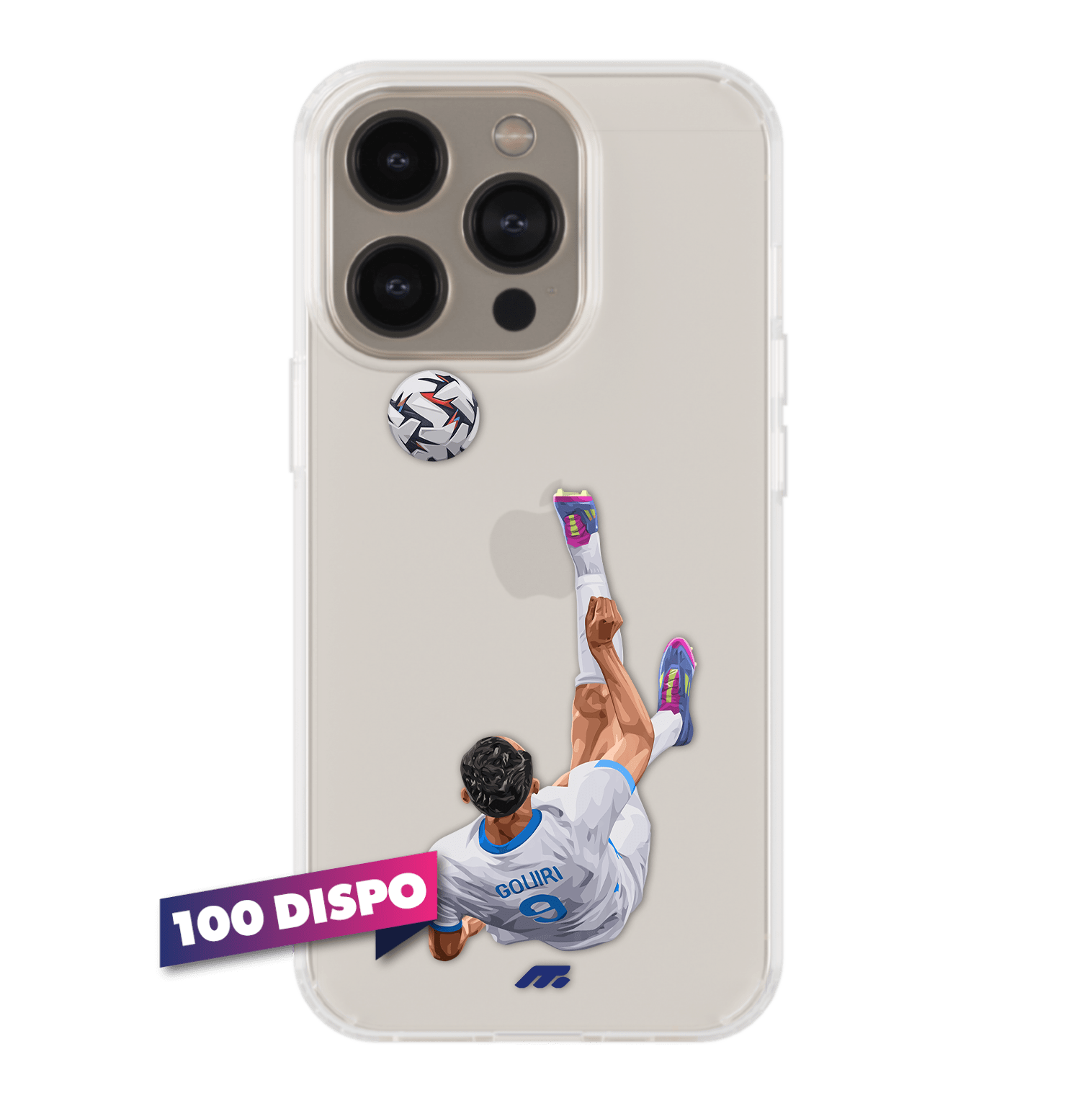 AG9 - AMINE GOUIRI COQUE TRANSPARENTE OLYMPIQUE DE MARSEILLE COLLECTOR