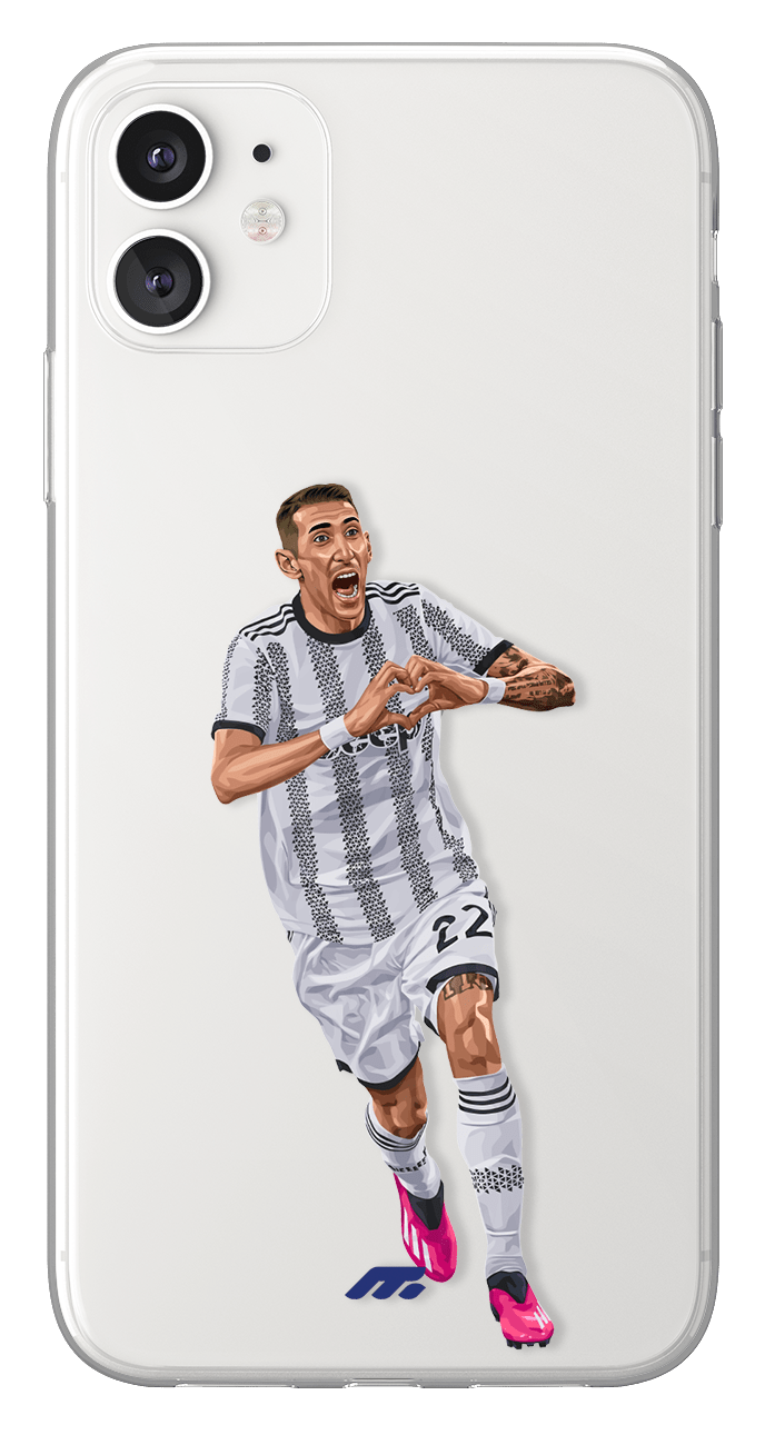 Coque de Di Maria avec Juventus Football Club, Etui de téléphone de Football