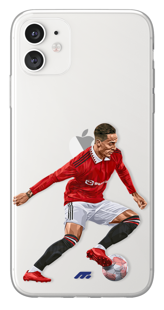 Coque de Antony avec Manchester United, Etui de téléphone de Football