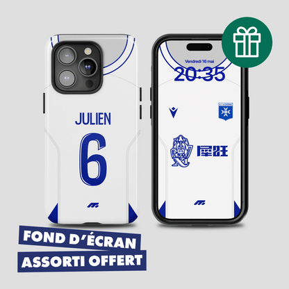 Coque de téléphone AJ Auxerre personnalisable pour téléphone 