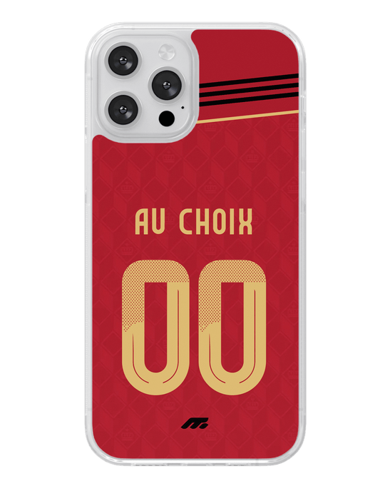 Coque Belgique football personnalisable pour téléphone - iPhone, Samsung, Google, Xiaomi, Oppo