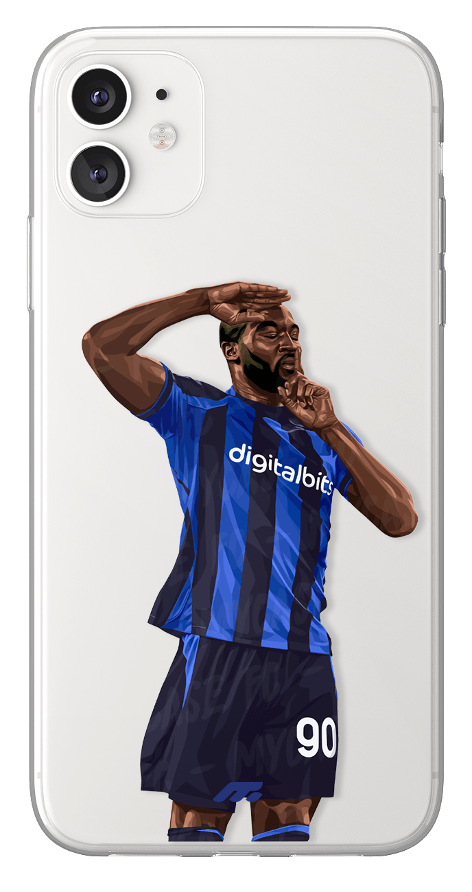 Coque de Lukaku avec Internazionale Milano, Etui de téléphone de Football