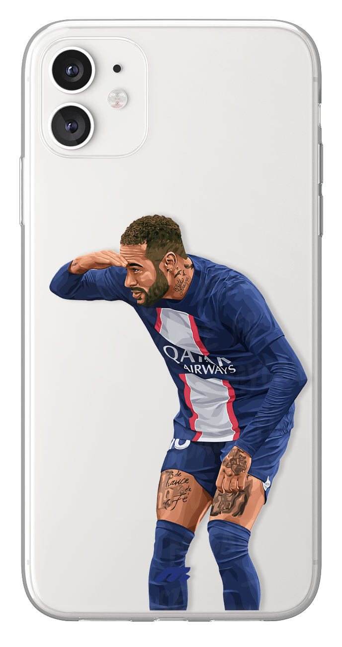 Coque de Neymar Jr avec Paris Saint-Germain, Etui de téléphone de Football