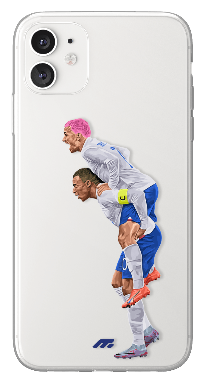 Coque de Grizou & Kylian avec Equipe de France, Etui de téléphone de Football