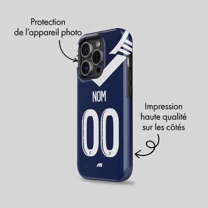 Coque de téléphone Girondins de Bordeaux personnalisable pour téléphone 