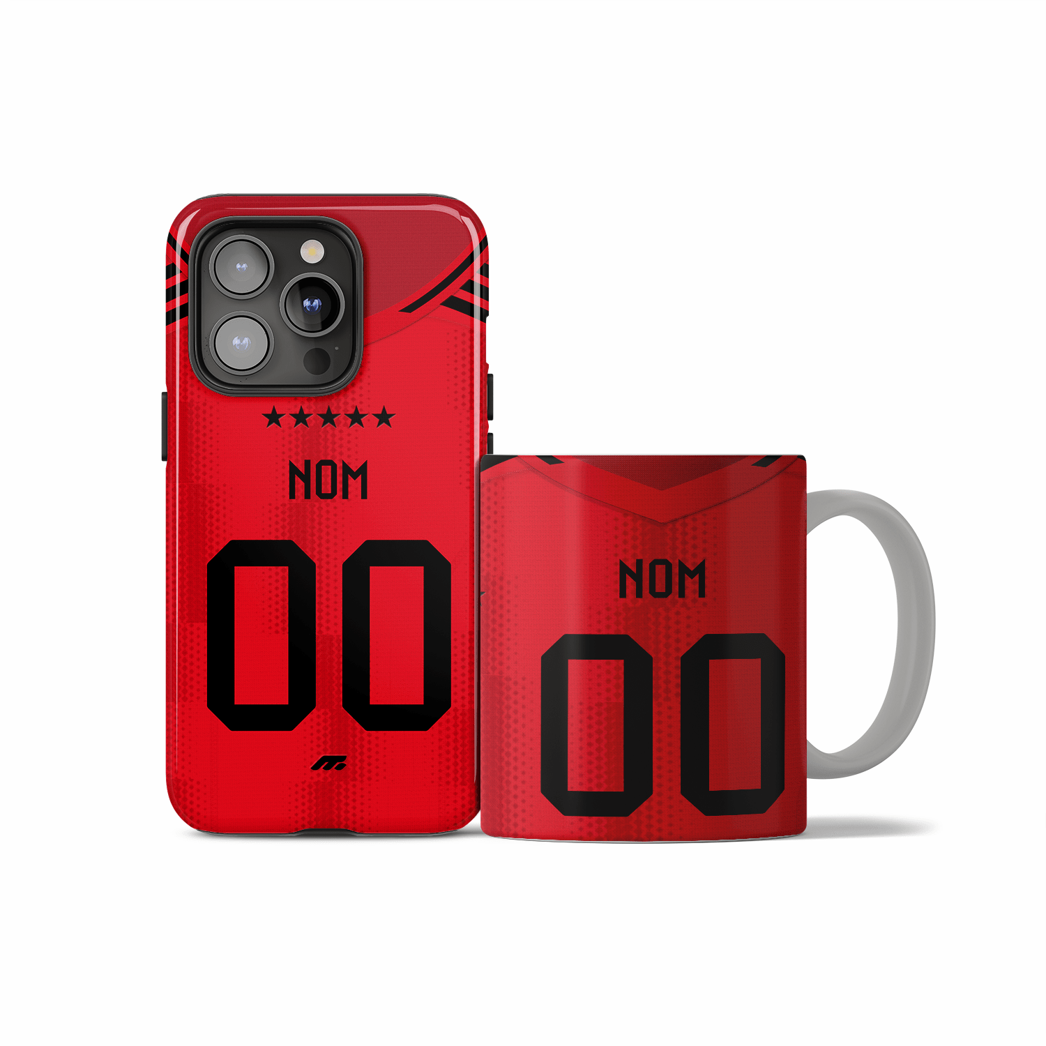 Coque Bayern Munich football personnalisable pour téléphone - iPhone, Samsung, Google, Xiaomi, Oppo