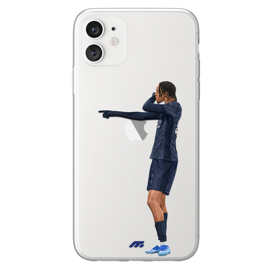 Coque Bradley Barcola de Football Paris Saint-Germain
