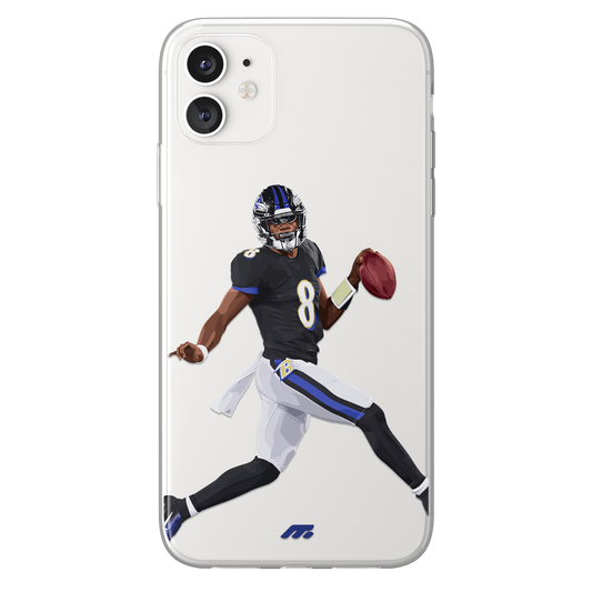 Coque Lamar Jackson de Football américain Baltimore Ravens
