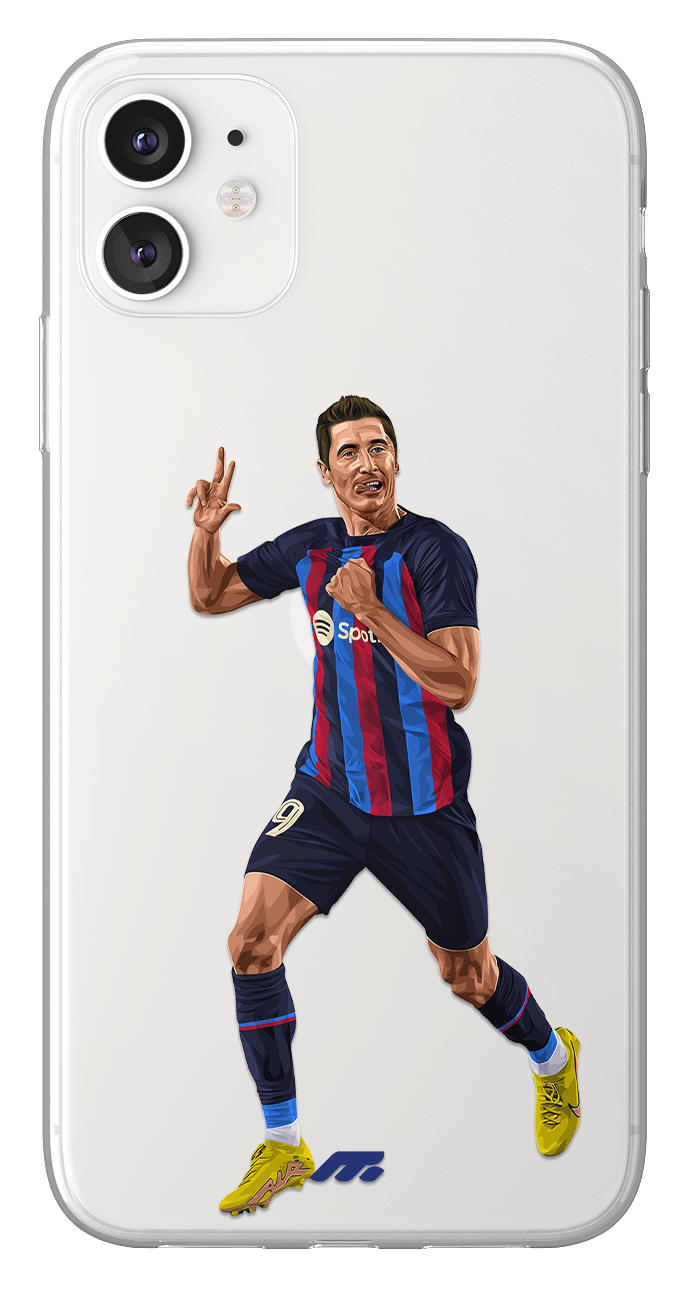 Coque de Lewandoswki à Barcelone pour téléphone