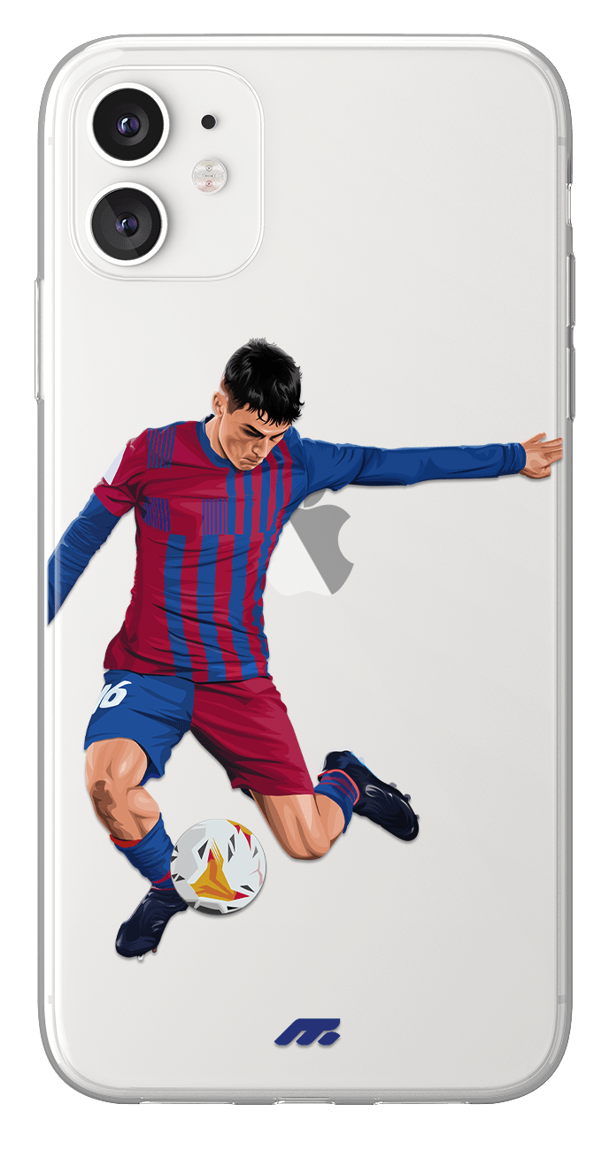 Coque de Pedri à Barcelone pour téléphone