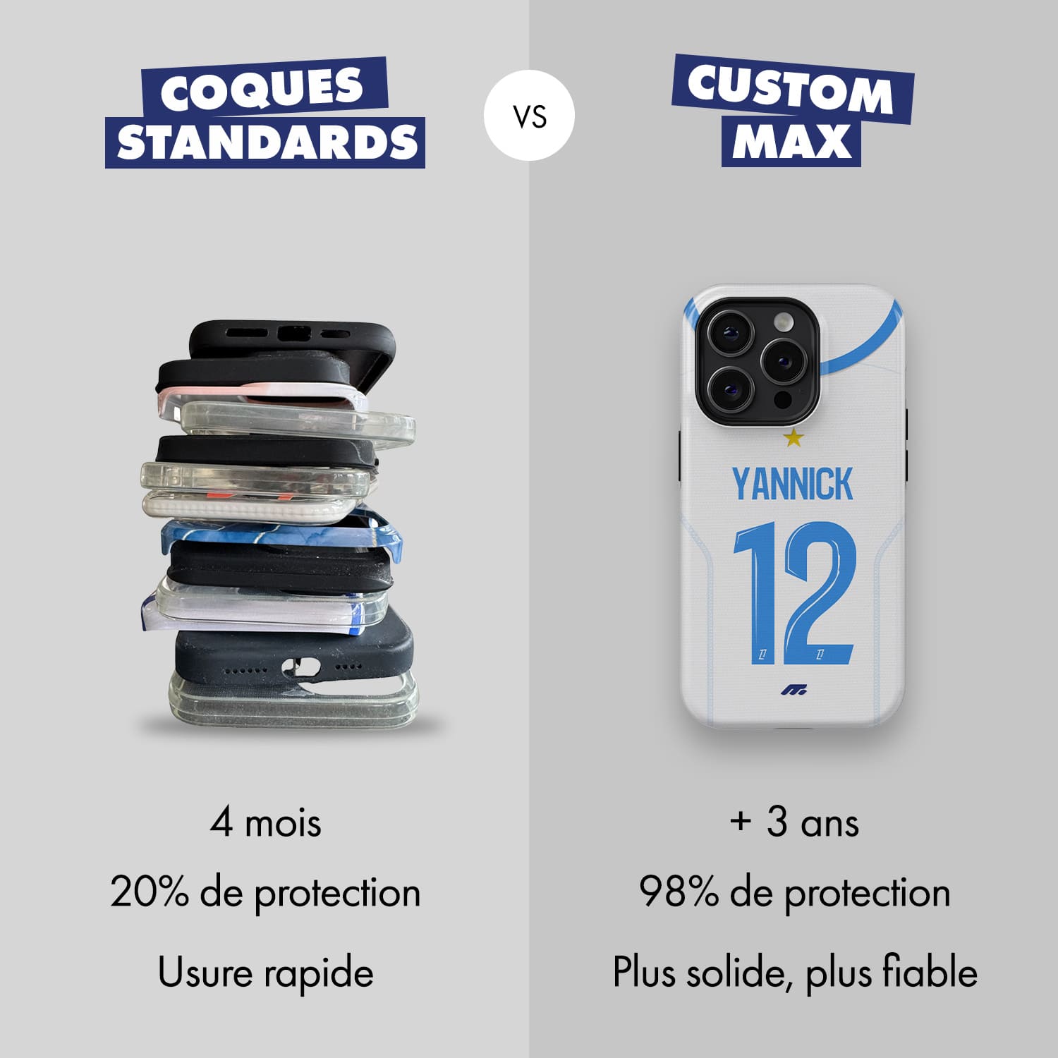 coque de téléphone MARSEILLE - CUSTOM MAX