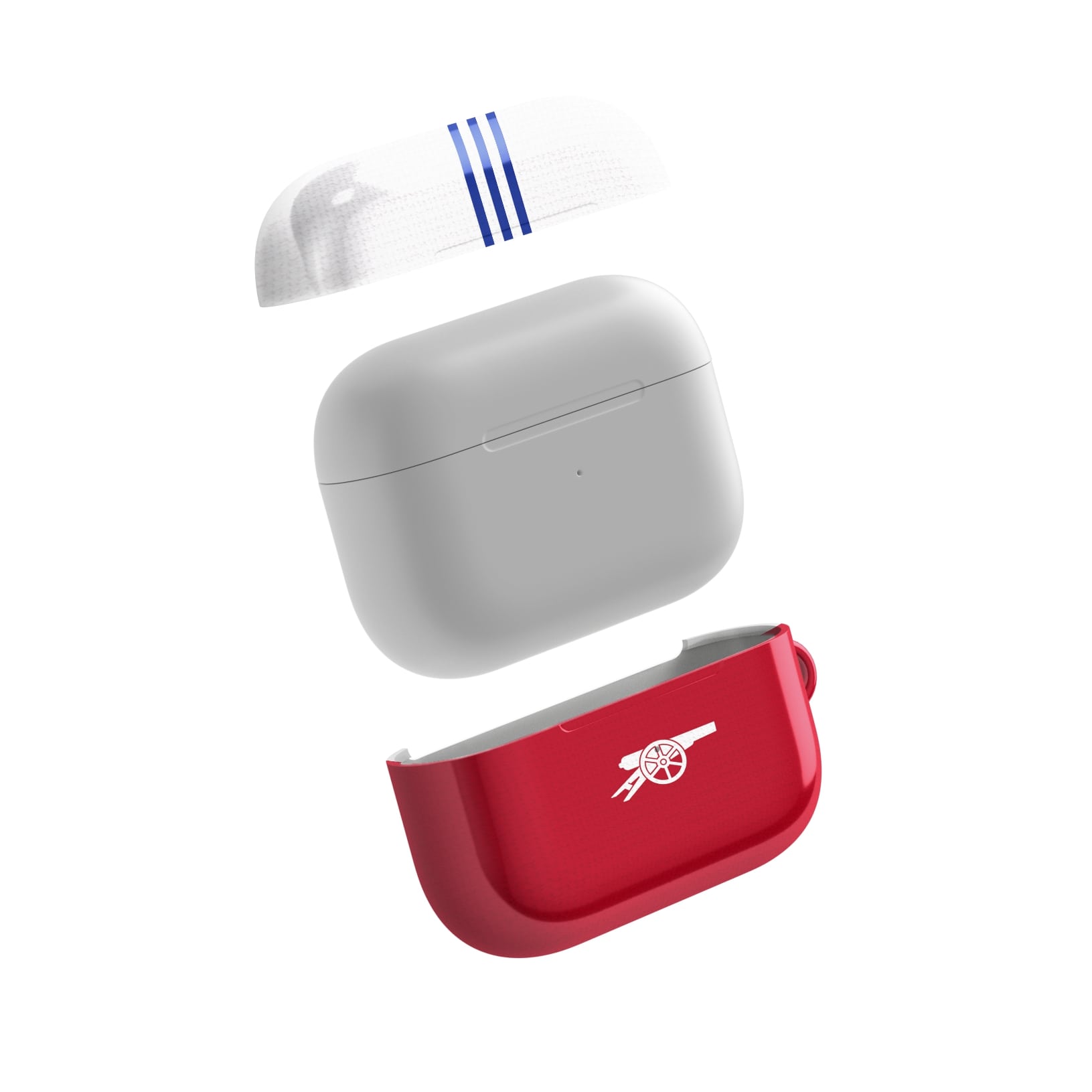 Coque pour AirPods & Samsung buds football Arsenal