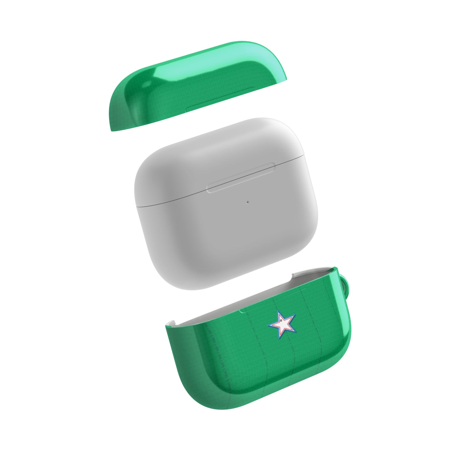 Coque pour AirPods & Samsung buds football AS Saint-Etienne