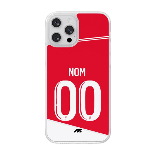 Coque AS Monaco football personnalisable pour téléphone - iPhone, Samsung, Google, Xiaomi, Oppo