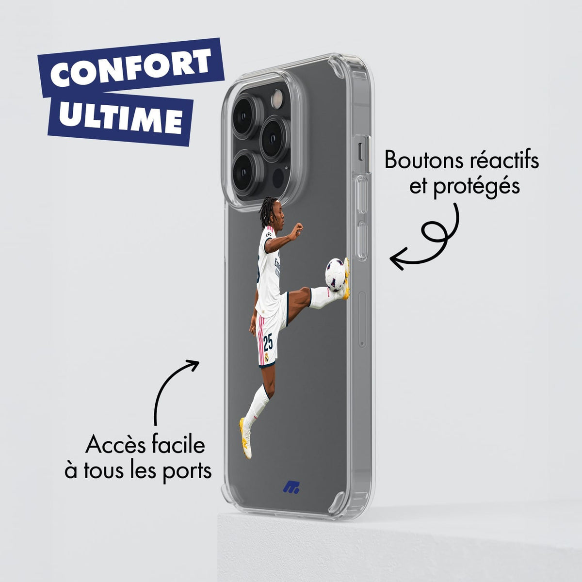 Coque de téléphone  Désiré Doué Équipe de France,