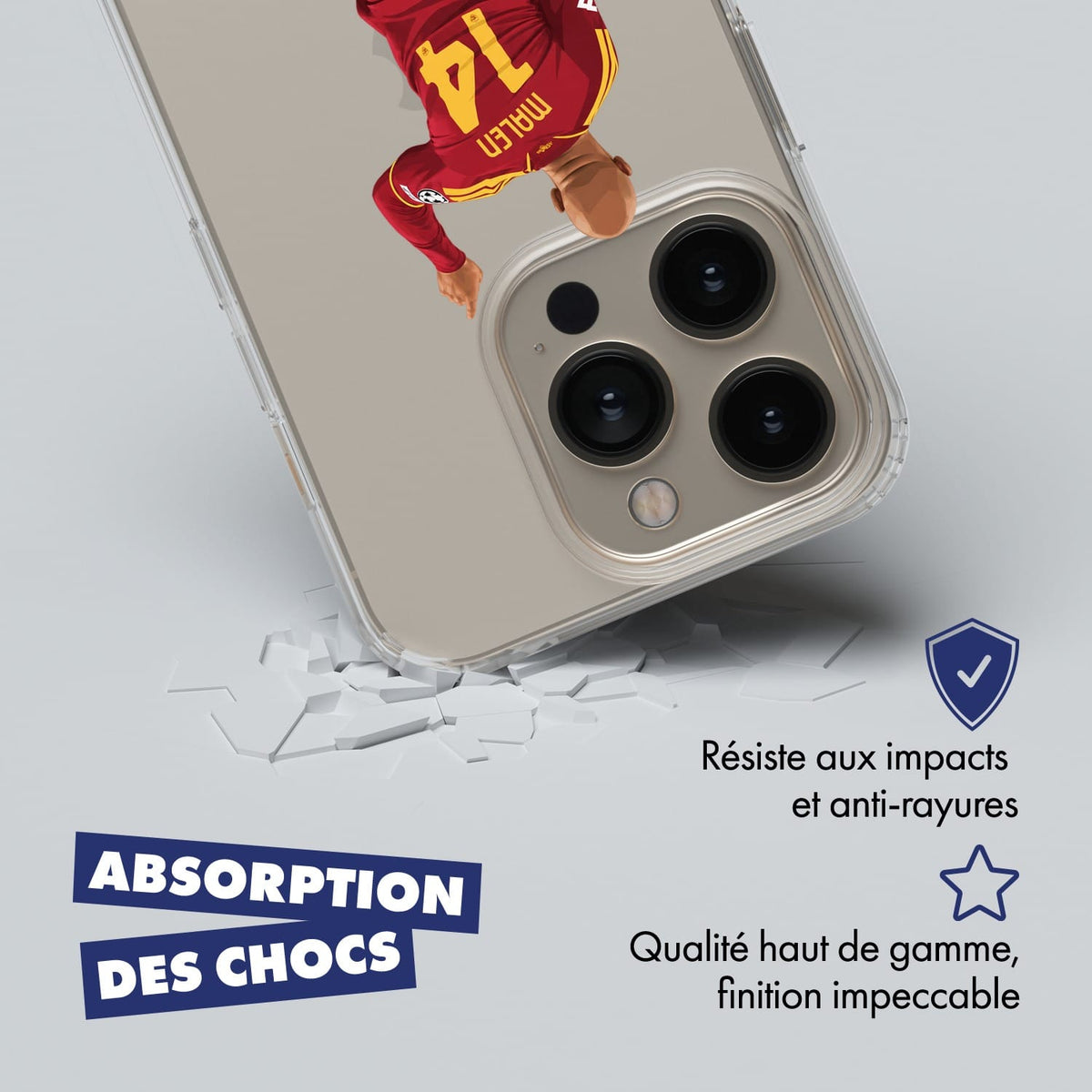 DONYELL coque - PLAYERS-ANTI-CHOC-TRANSPARENT