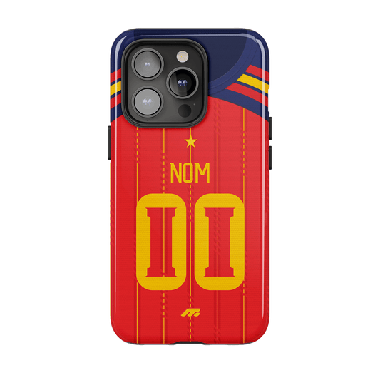 Coque de téléphone Equipe D'Espagne personnalisé de football