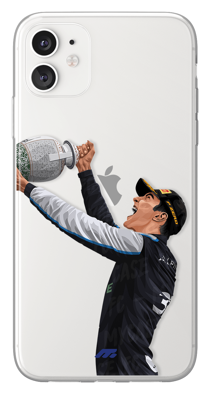 Coque de Esteban Ocon avec Alpine, Etui de téléphone de Formule 1