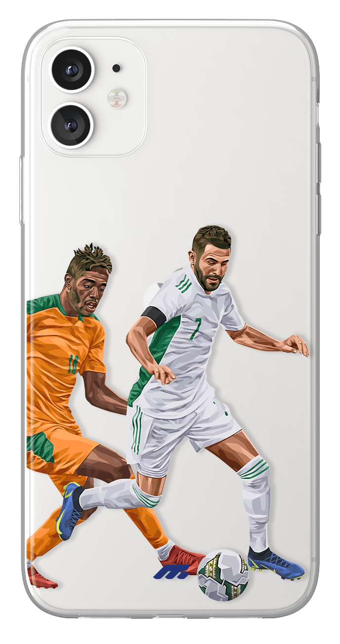 Coque de Ryad Mahrez avec Algerie, Etui de téléphone de Football