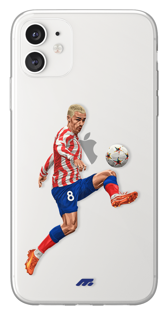 Coque de Antoine Griezmann avec Atletico Madrid, Etui de téléphone de Football