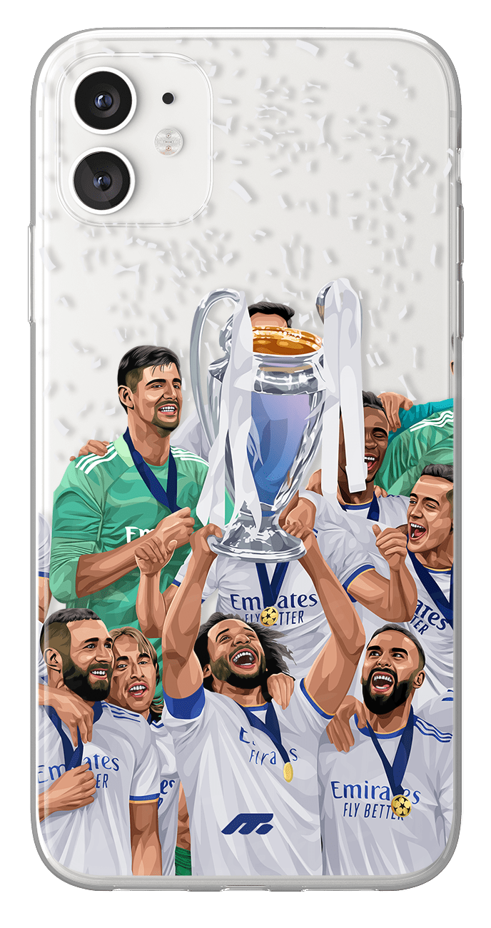 Coque de Les Merengues avec Real Madrid CF, Etui de téléphone de Football