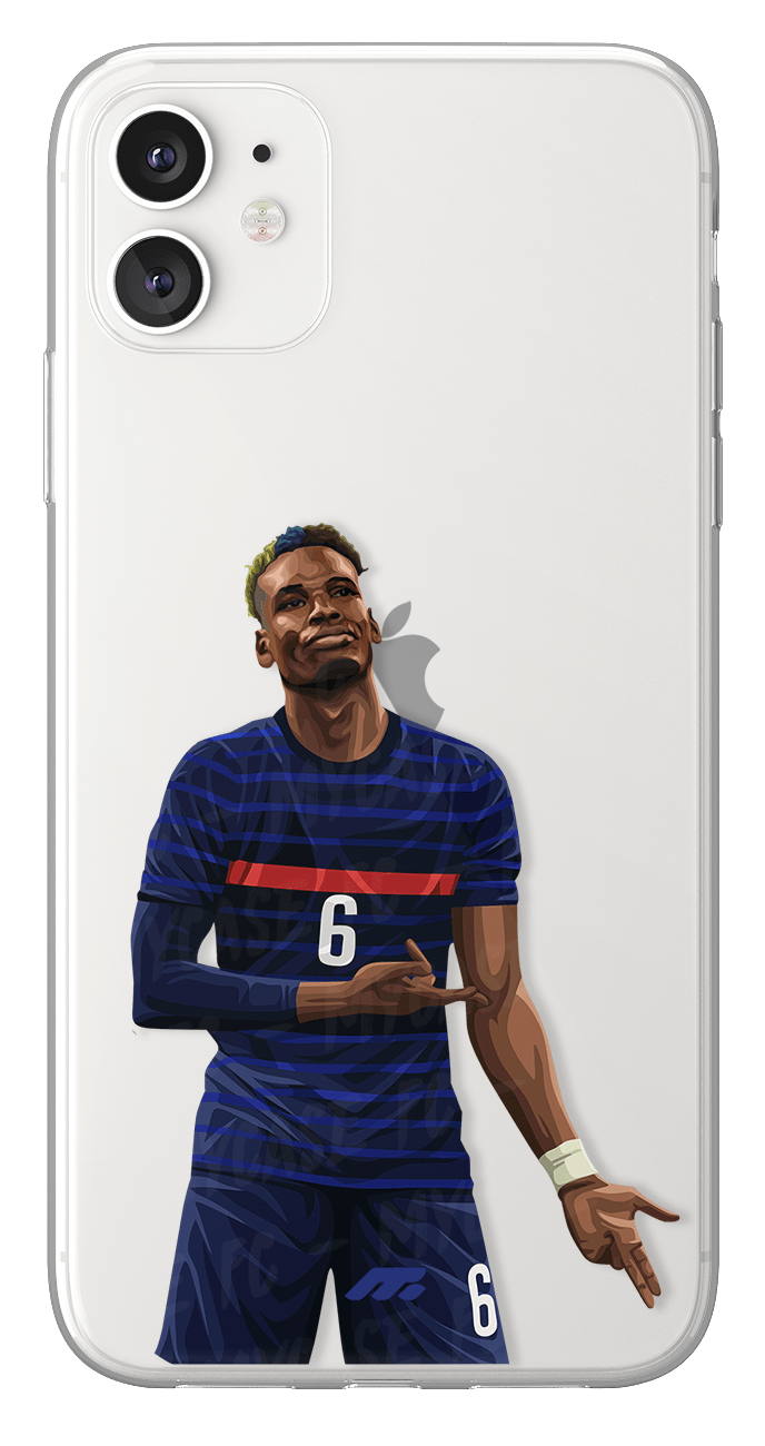 Coque de Paul Pogba avec Equipe de France, Etui de téléphone de Football