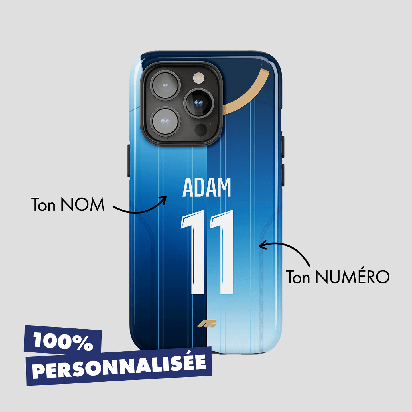 Coque de téléphone Le Havre personnalisé de football