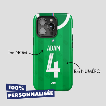 Coque de téléphone As Saint-Etienne personnalisé de football