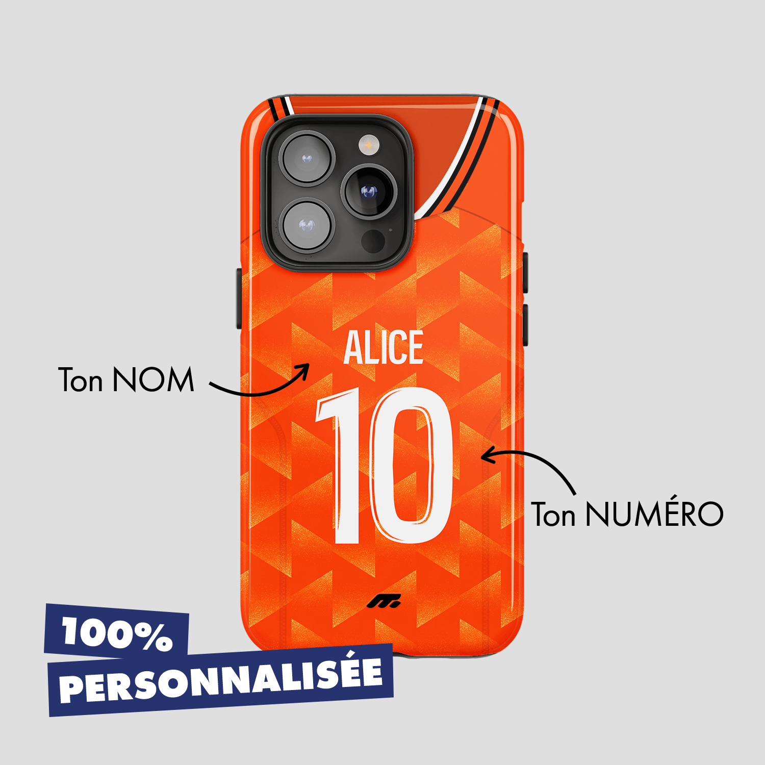 Coque de téléphone Fc Lorient personnalisé de football