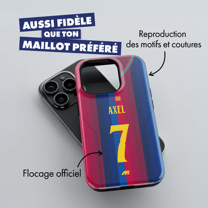 Coque de téléphone Fc Barcelone personnalisé de football