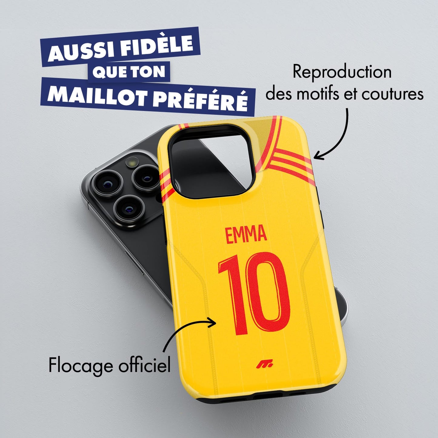 Coque de téléphone Racing Club De Lens personnalisé de football