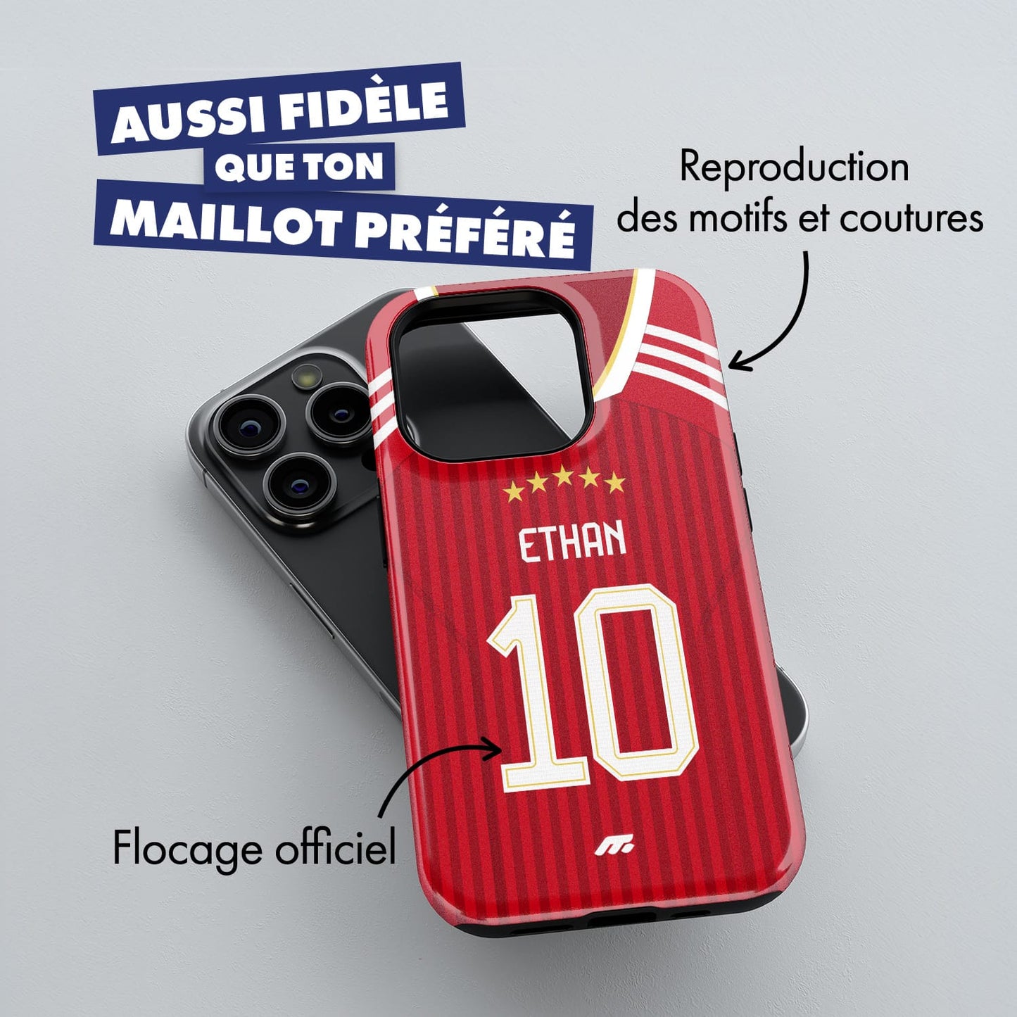 Coque de téléphone Bayern Munich personnalisé de football