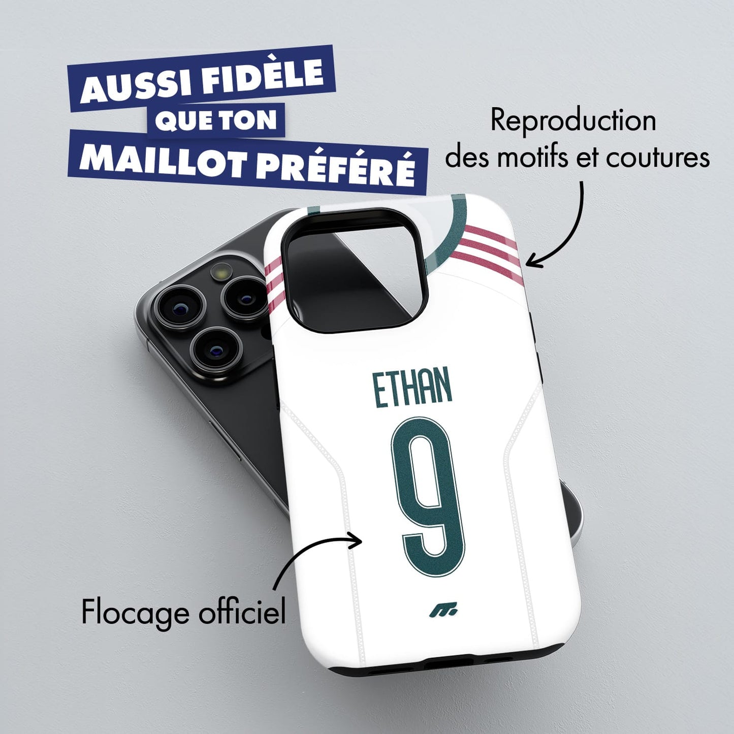 Coque de téléphone Real Madrid Cf personnalisé de football