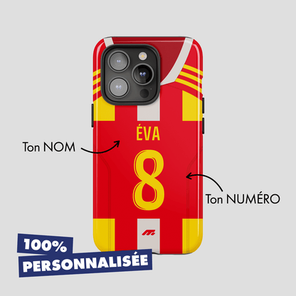 Coque de téléphone Le Mans personnalisé de football