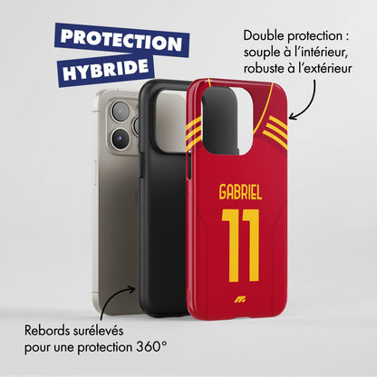 Coque de téléphone As Roma personnalisé de football