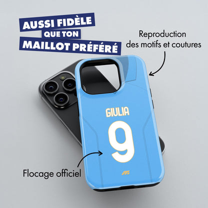 Coque de téléphone Napoli personnalisé de football