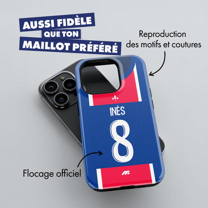 Coque de téléphone Paris Saint-Germain personnalisé de football
