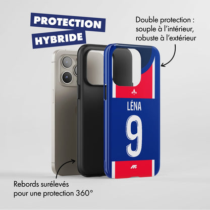 Coque de téléphone Paris Saint-Germain personnalisé de football