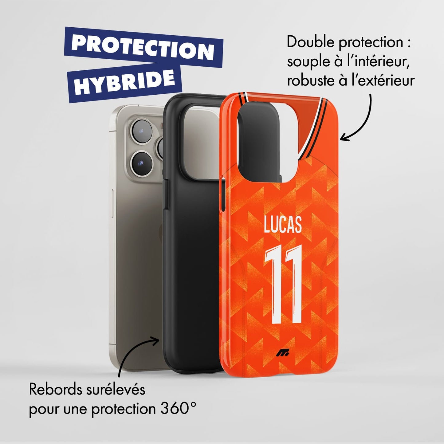 Coque de téléphone Fc Lorient personnalisé de football