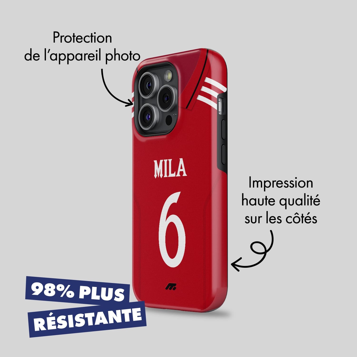 Coque de téléphone Manchester United personnalisé de football