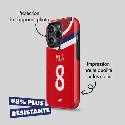 Coque de téléphone Lille Osc personnalisé de football