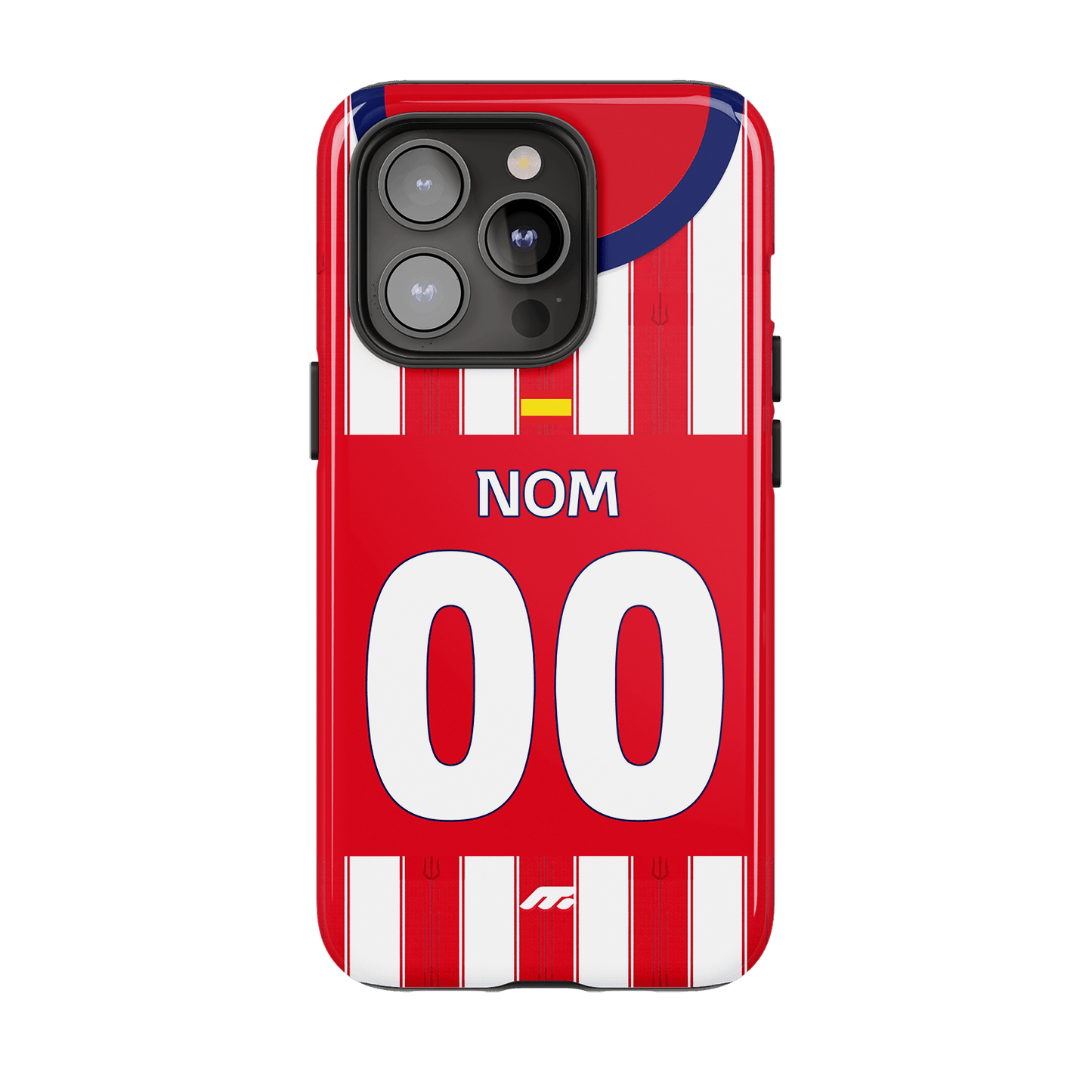Coque de téléphone Atletico Madrid personnalisé de football