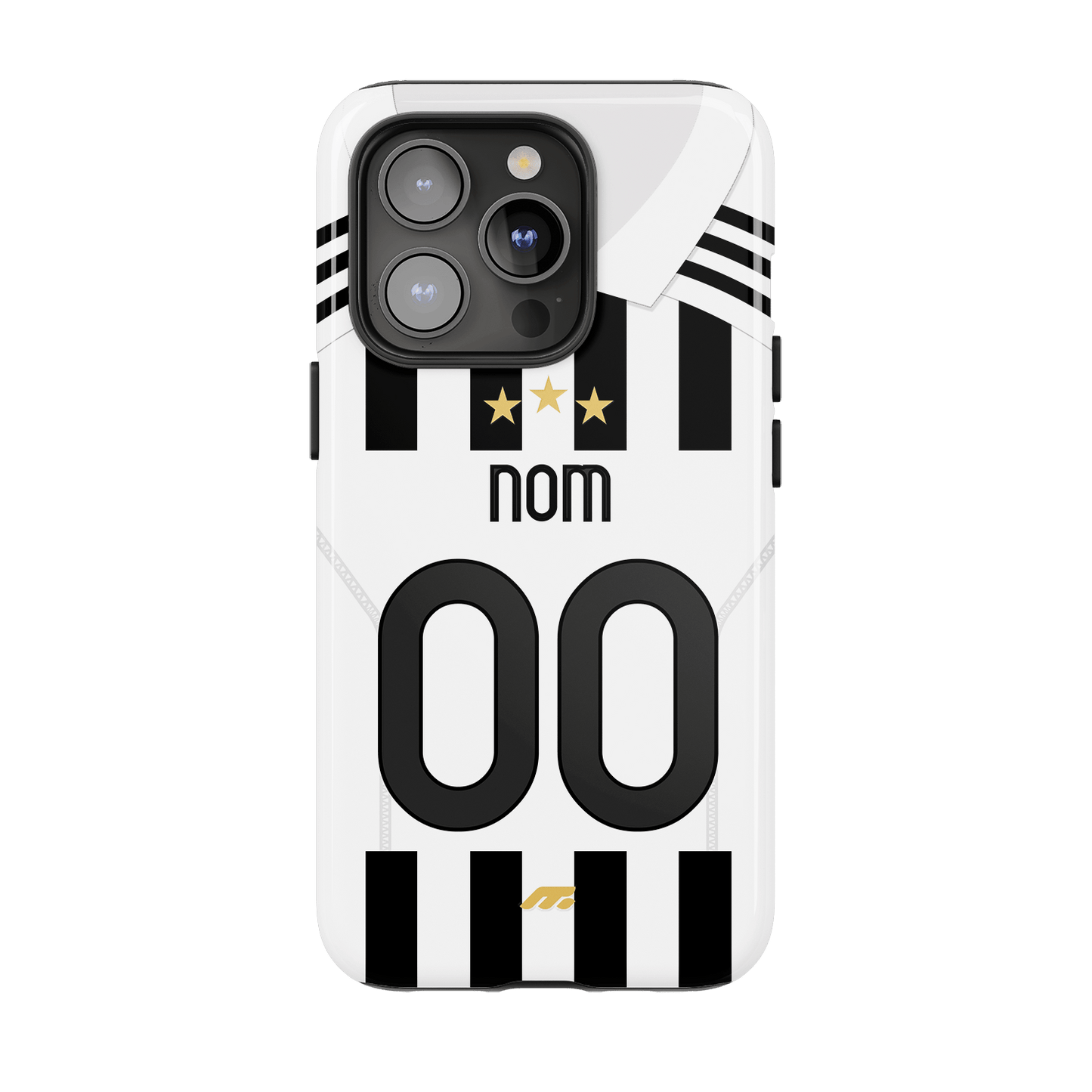 Coque de téléphone Juventus Turin personnalisé de football